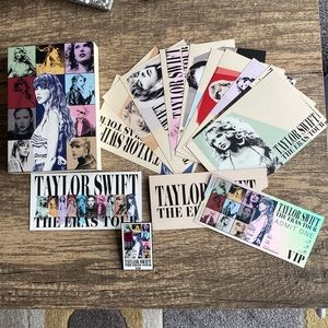 VIP Eras Tour Pin, Pin, Sticker, Postcards, and Souvenir Ticket